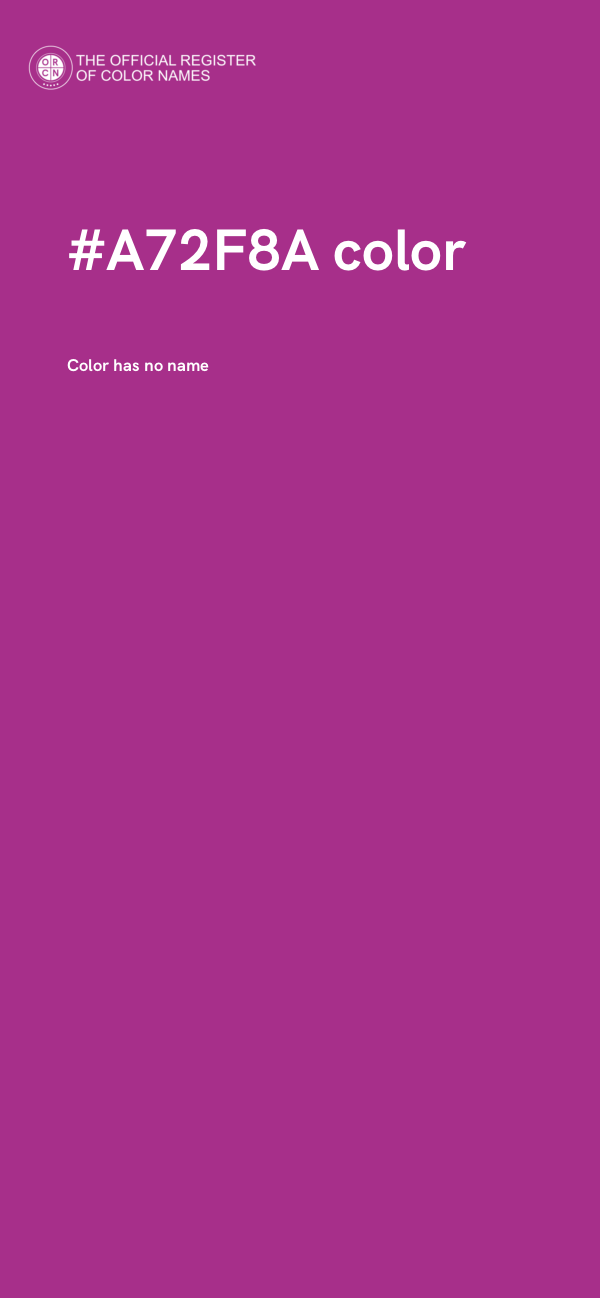 #A72F8A color image