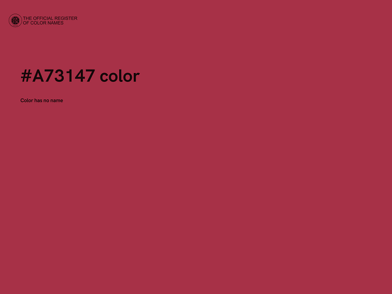 #A73147 color image