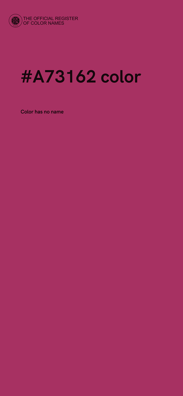 #A73162 color image