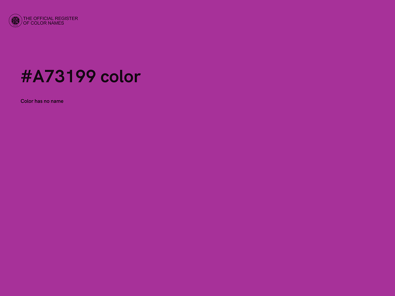 #A73199 color image