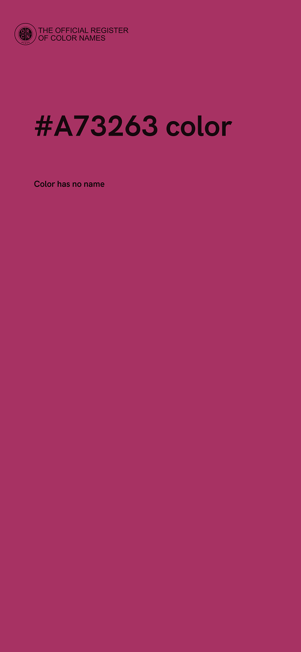 #A73263 color image
