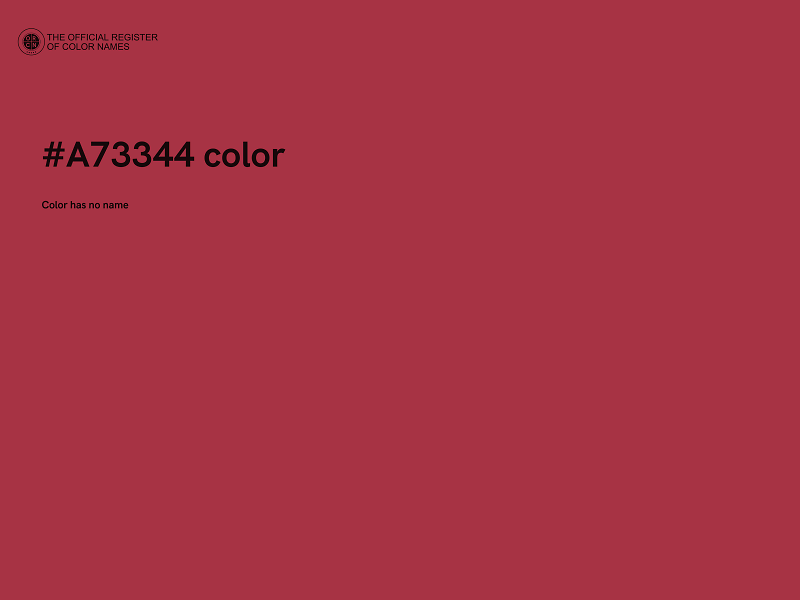 #A73344 color image