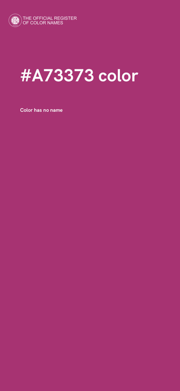 #A73373 color image