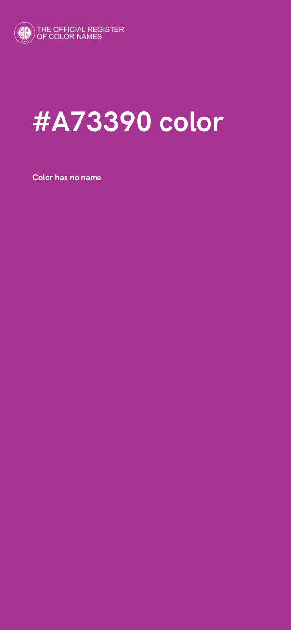 #A73390 color image