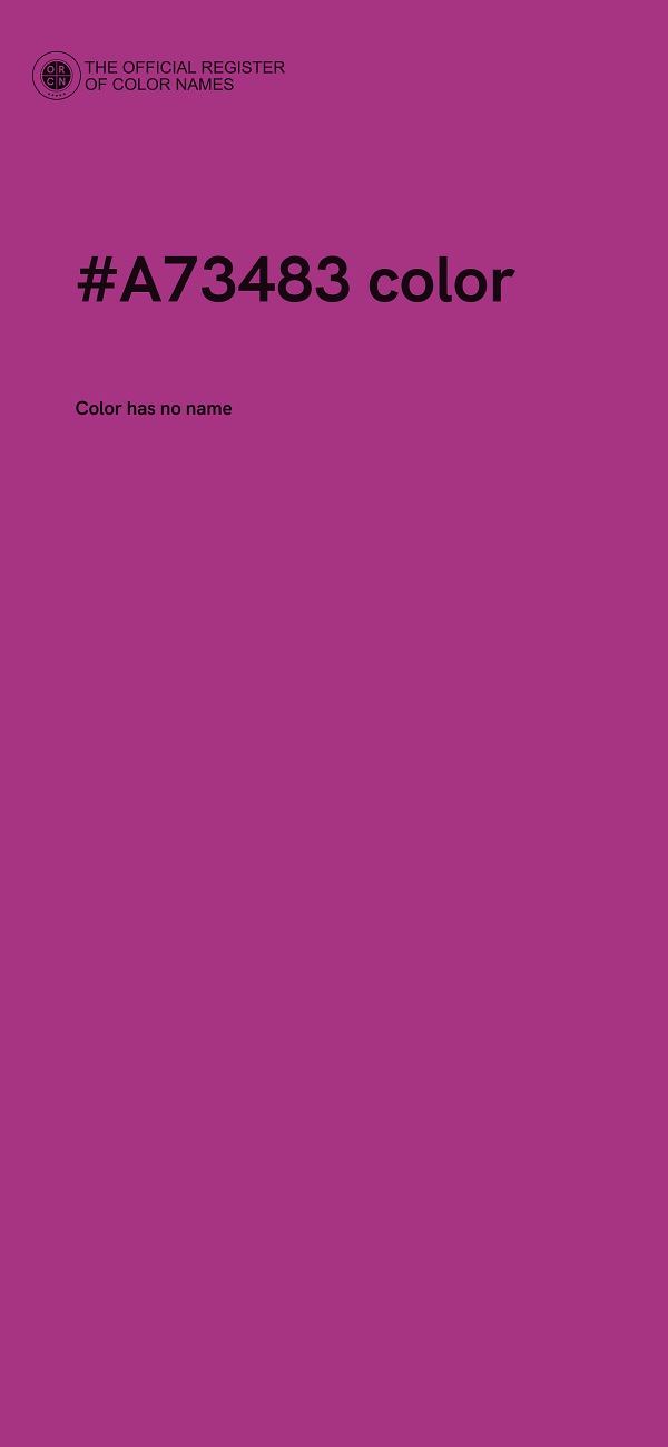 #A73483 color image