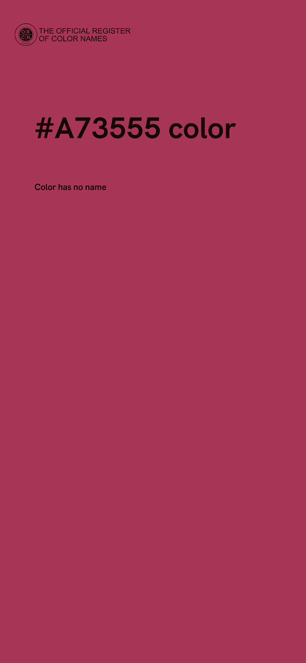 #A73555 color image