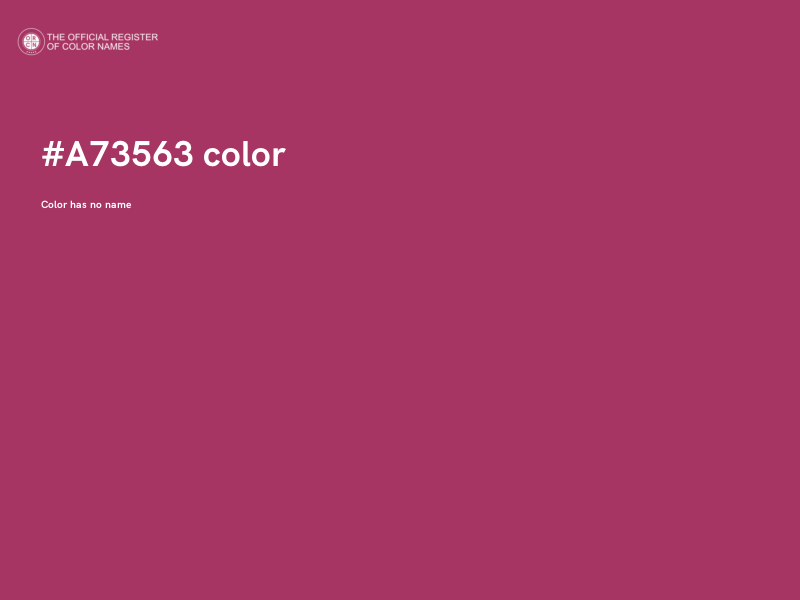#A73563 color image