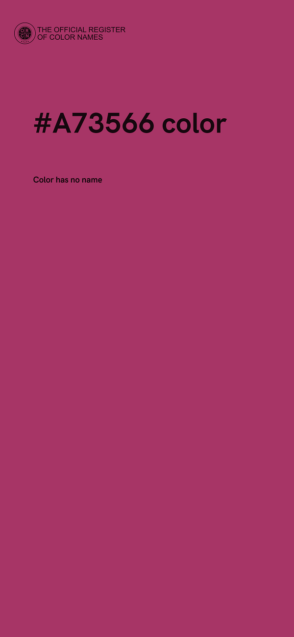 #A73566 color image