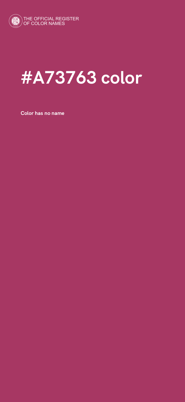 #A73763 color image