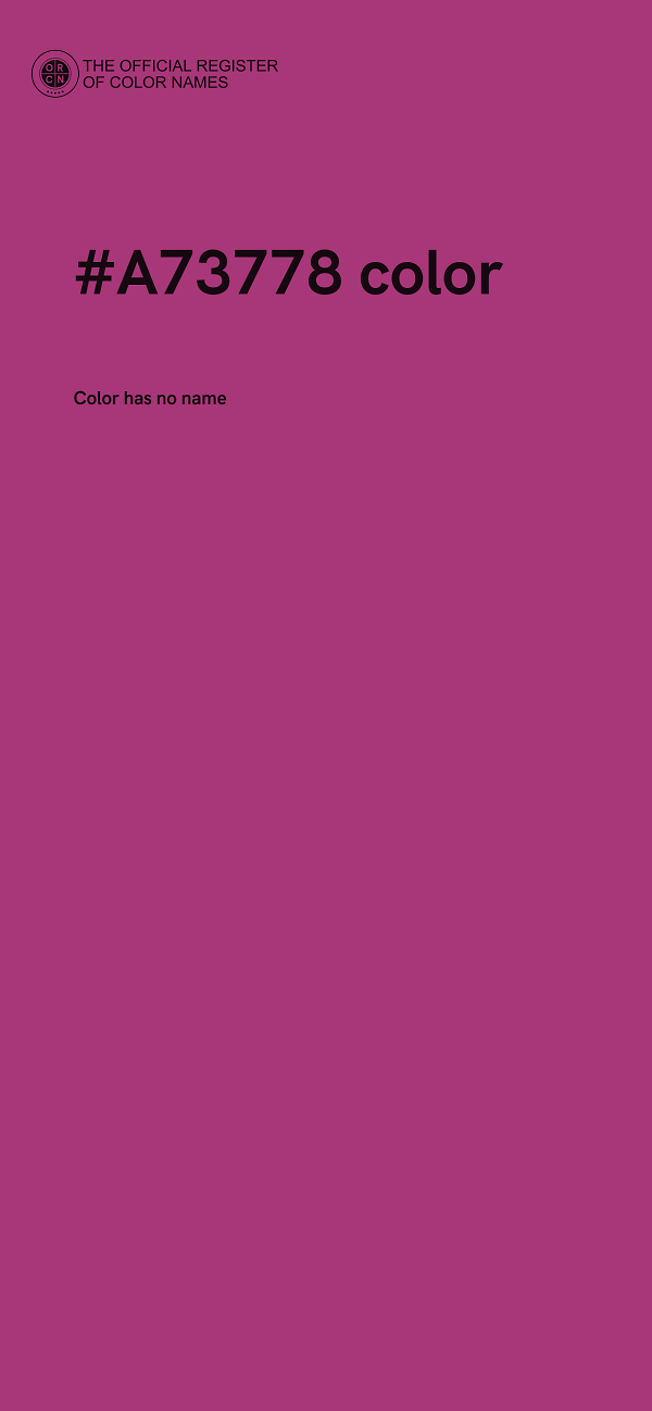 #A73778 color image