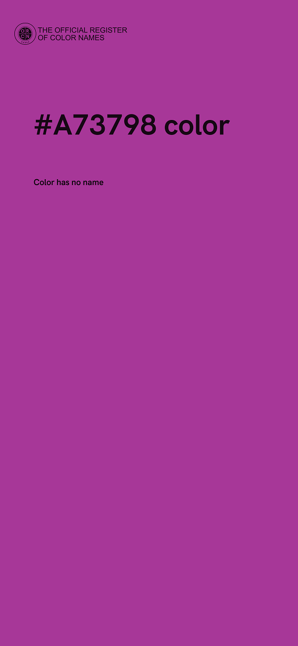 #A73798 color image