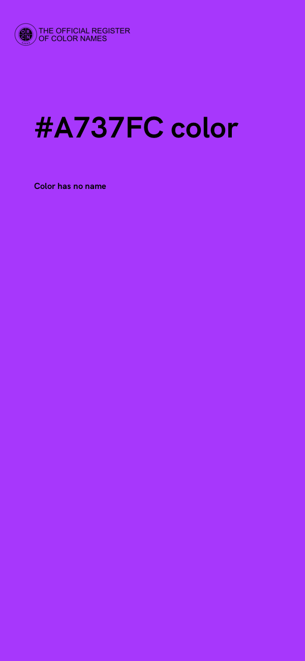 #A737FC color image