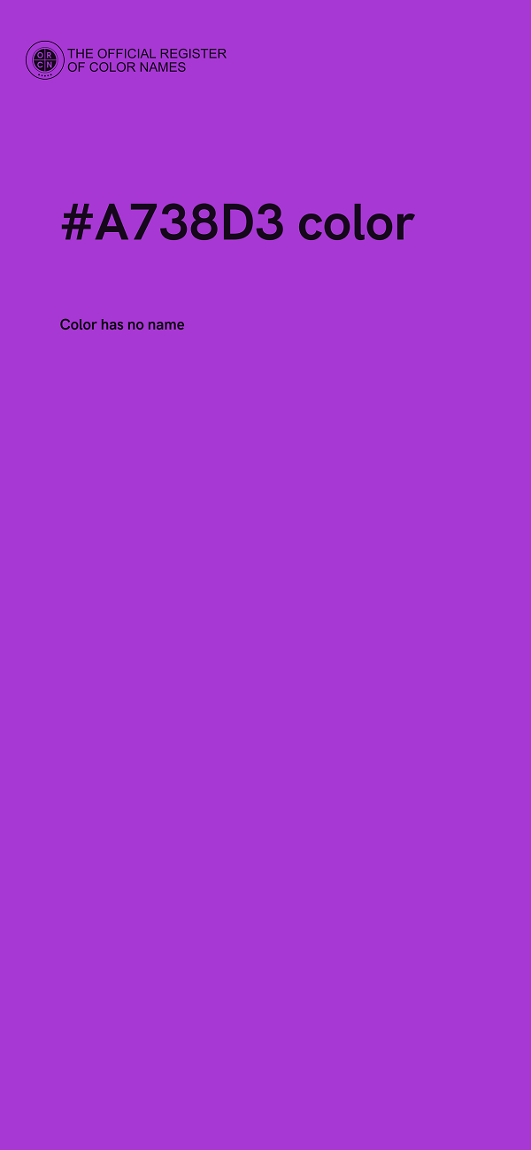 #A738D3 color image