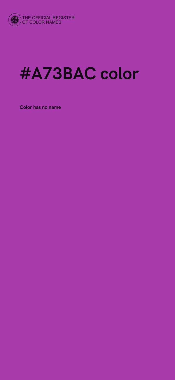 #A73BAC color image