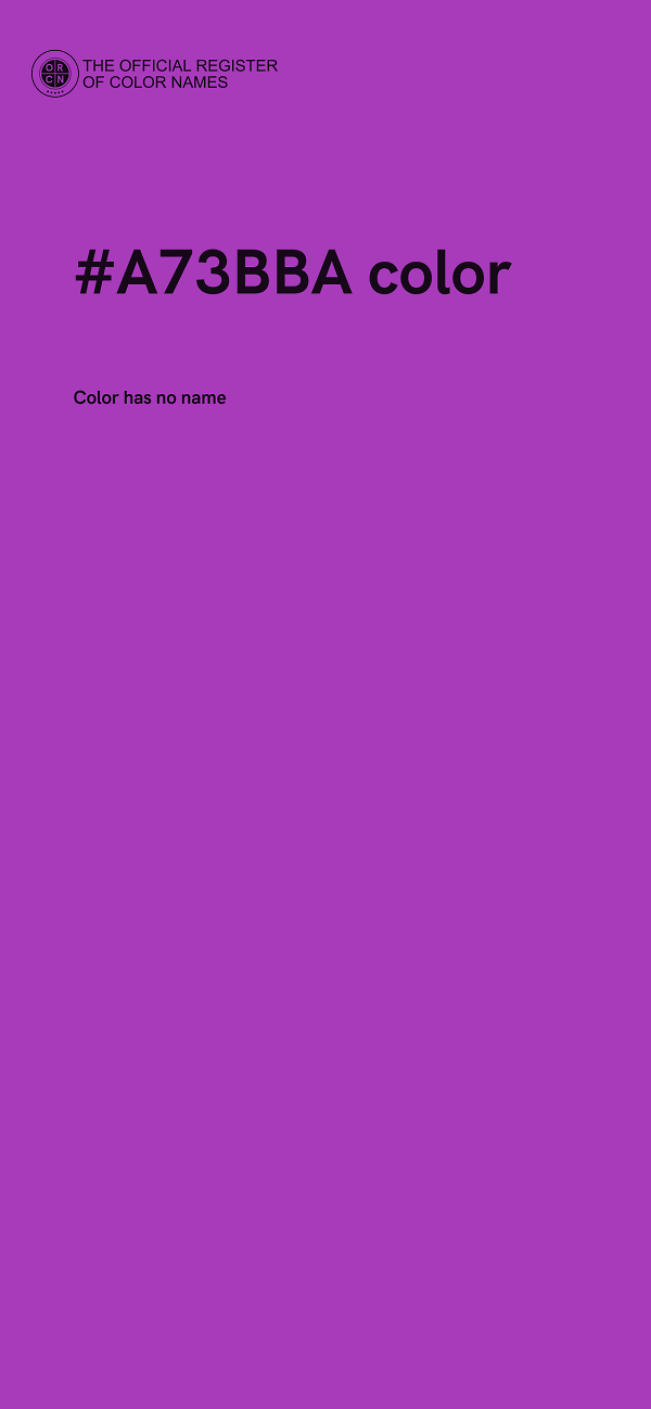 #A73BBA color image