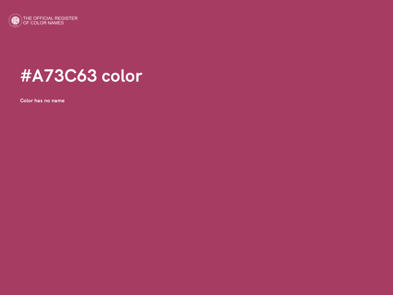 #A73C63 color image