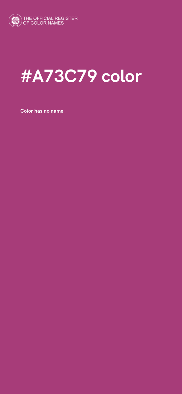 #A73C79 color image