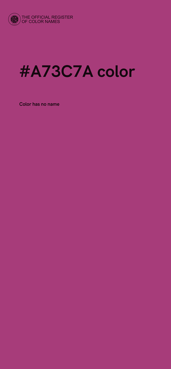 #A73C7A color image