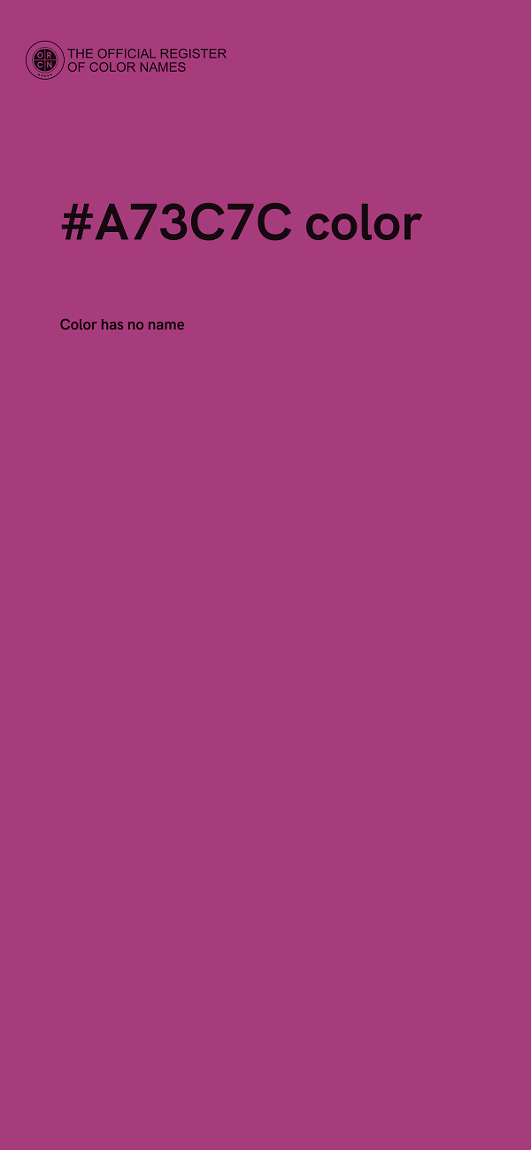 #A73C7C color image