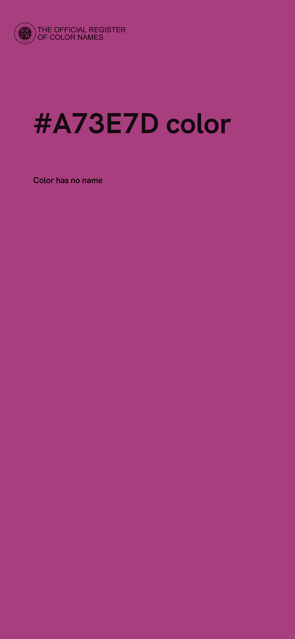 #A73E7D color image