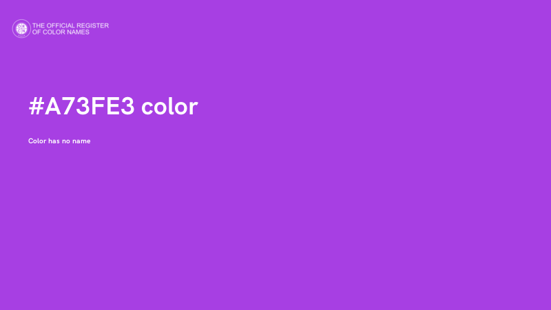 #A73FE3 color image