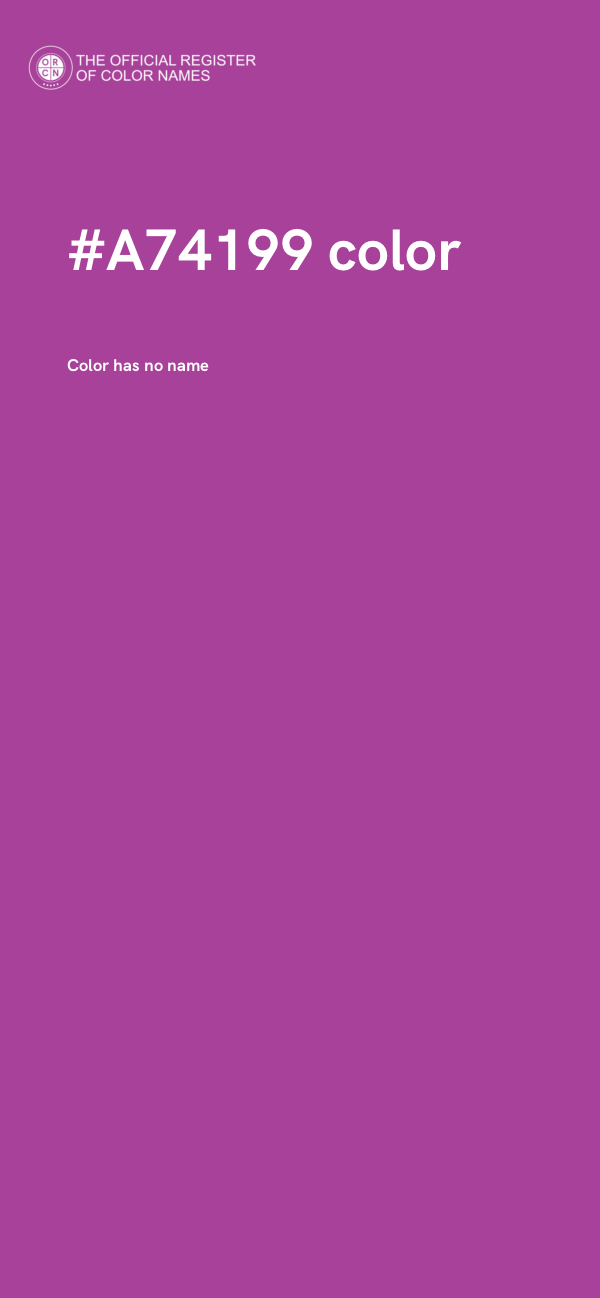 #A74199 color image