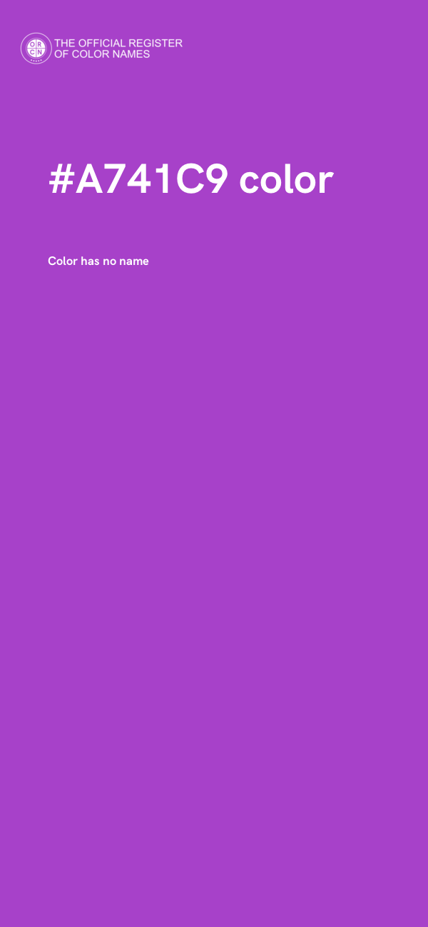 #A741C9 color image