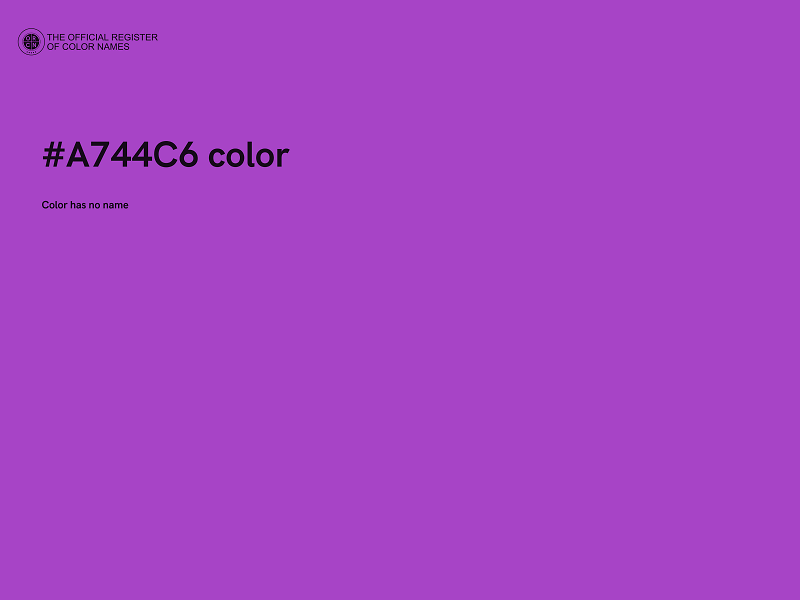 #A744C6 color image