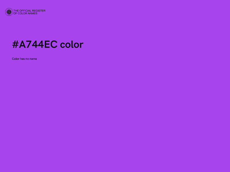 #A744EC color image