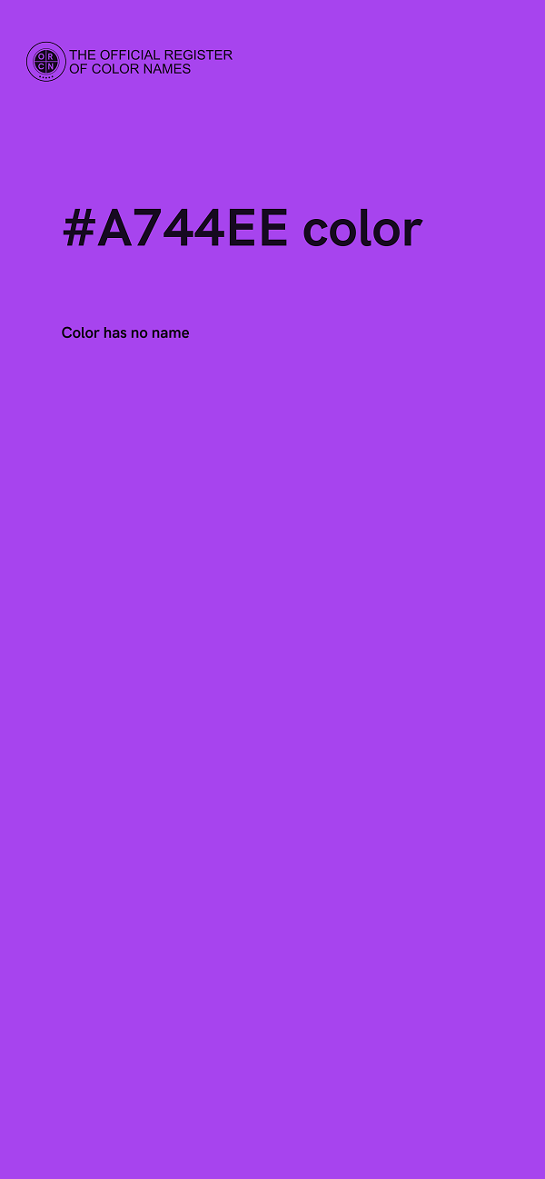 #A744EE color image