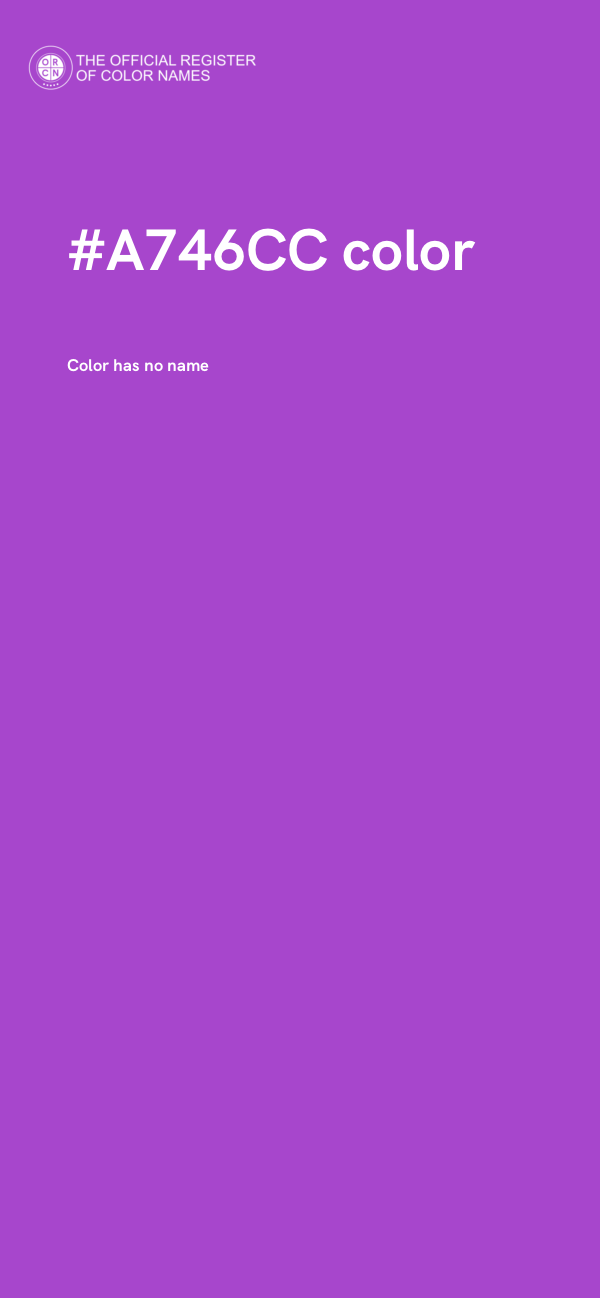 #A746CC color image