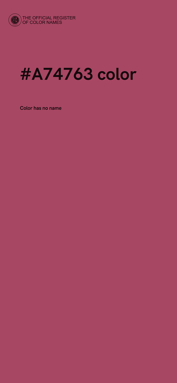 #A74763 color image