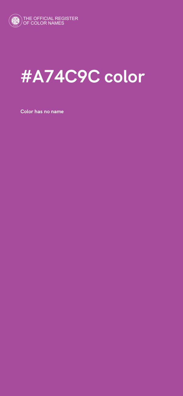 #A74C9C color image