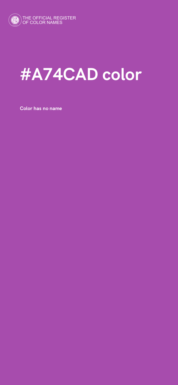 #A74CAD color image