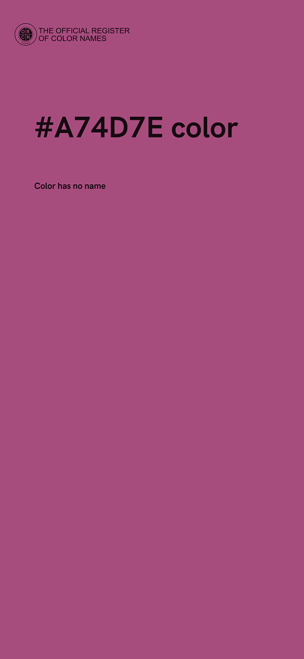 #A74D7E color image
