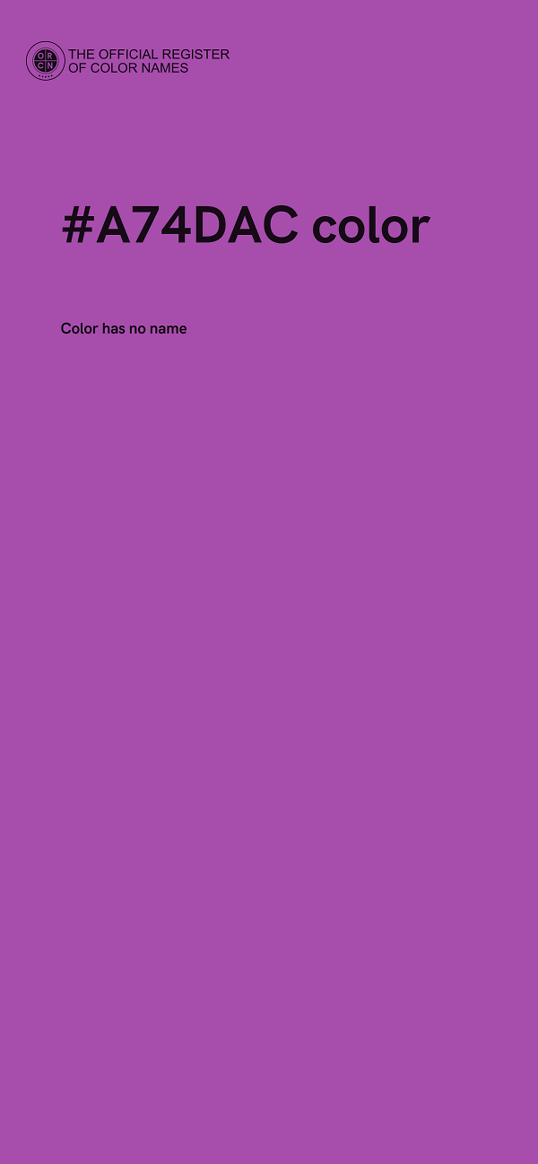 #A74DAC color image