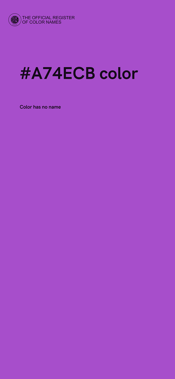 #A74ECB color image