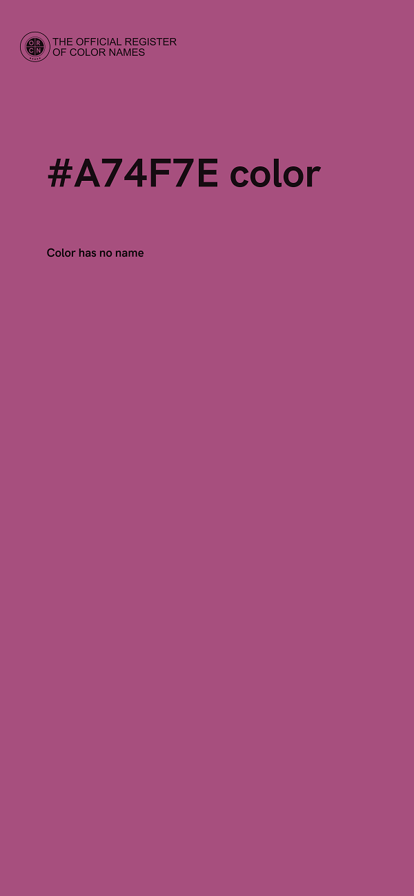 #A74F7E color image