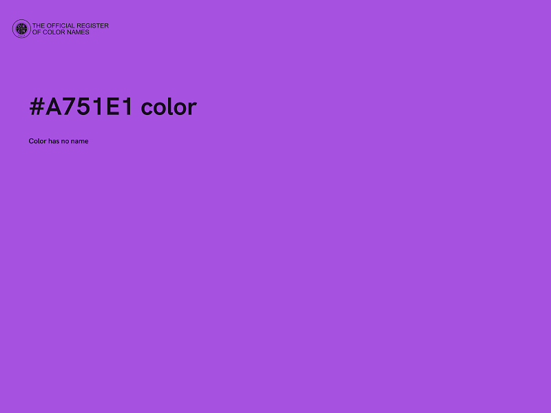 #A751E1 color image