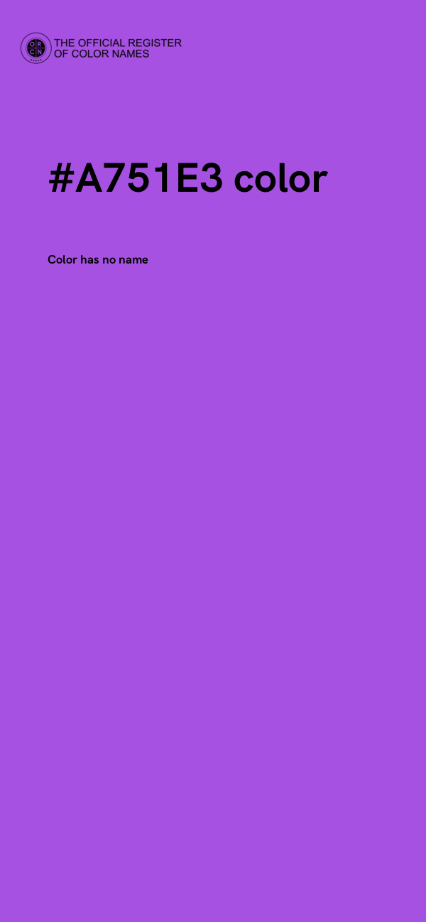 #A751E3 color image