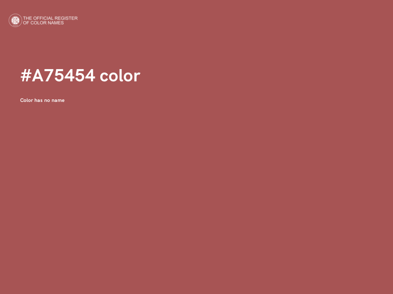 #A75454 color image