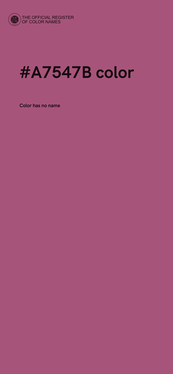 #A7547B color image