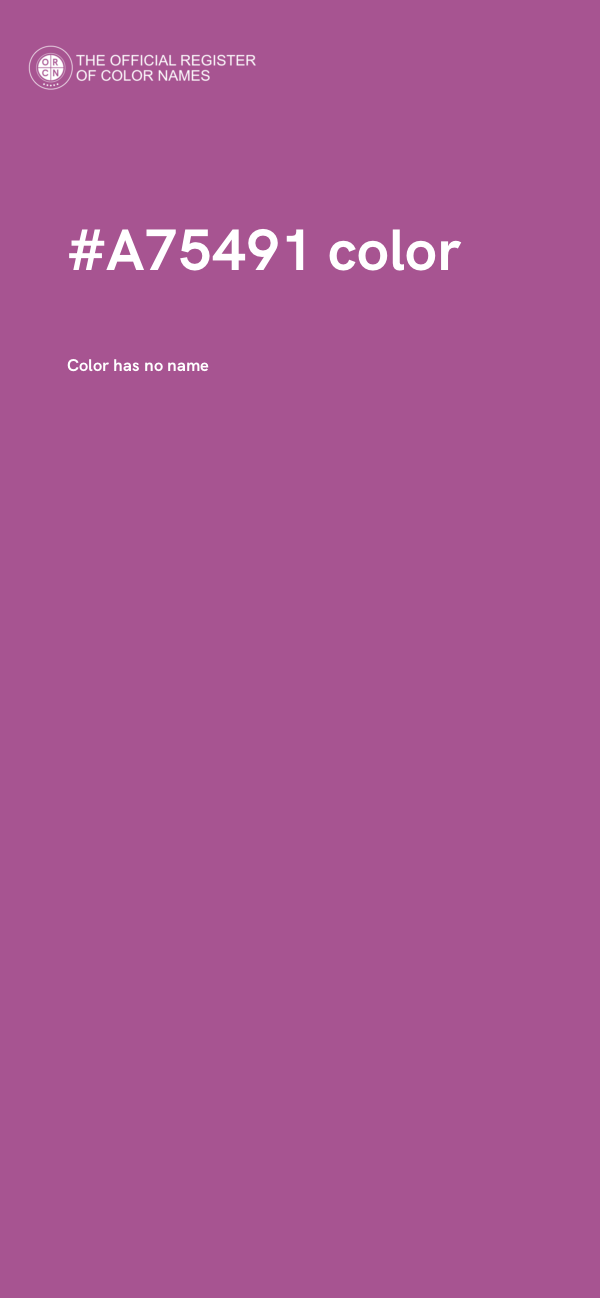 #A75491 color image