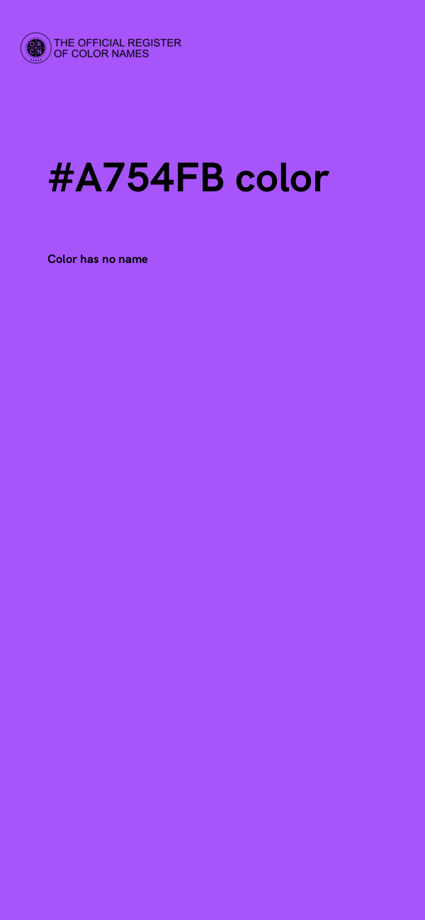 #A754FB color image