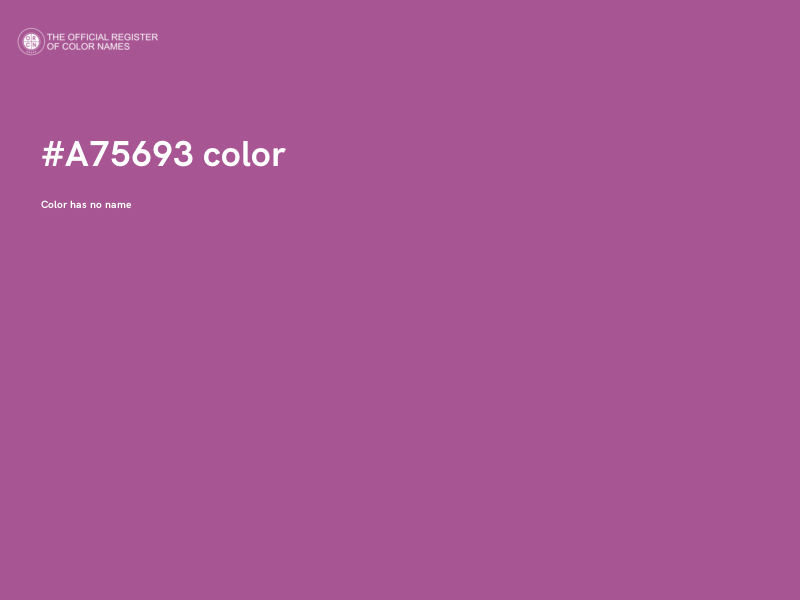 #A75693 color image