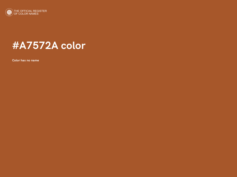 #A7572A color image