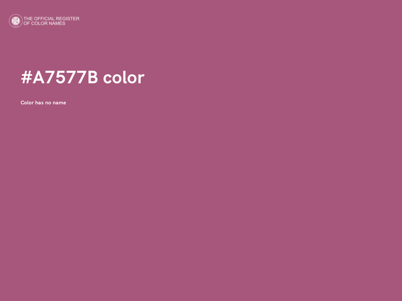 #A7577B color image