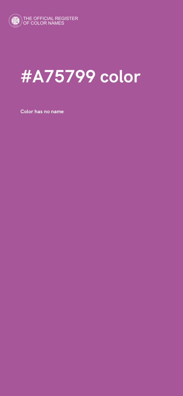 #A75799 color image
