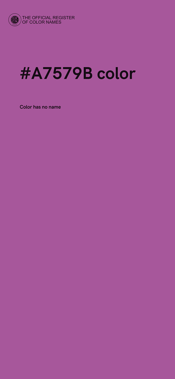 #A7579B color image