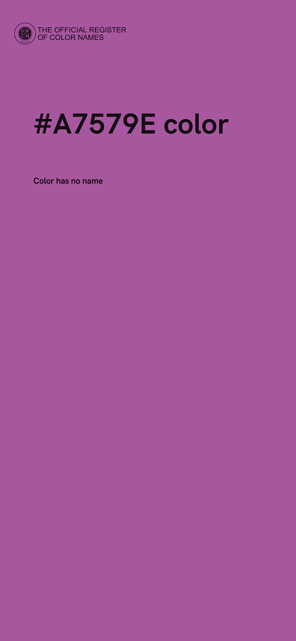 #A7579E color image